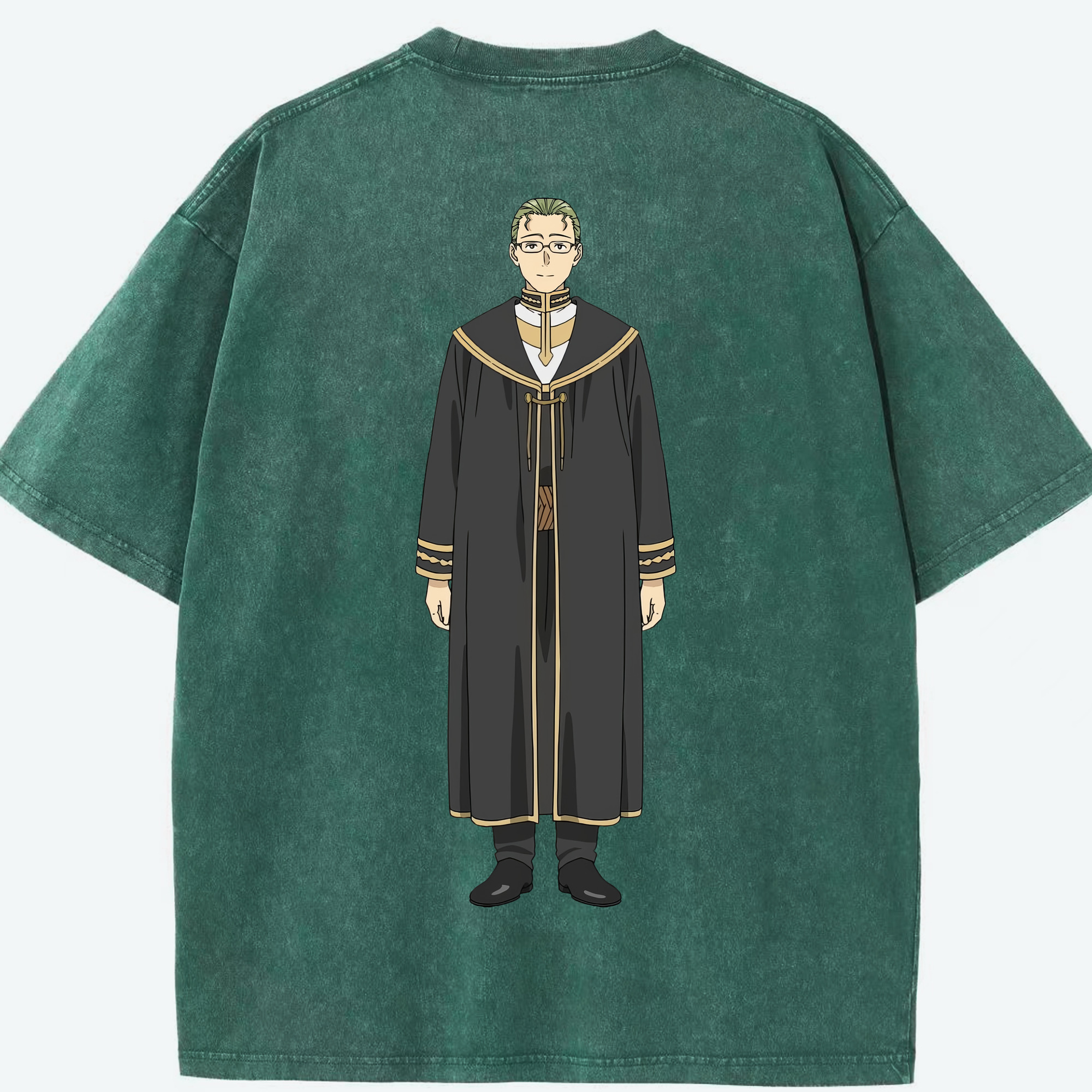 （画像用） 葬送のフリーレン Frieren 綿100% ヴィンテージ風 半袖Tシャツ（背面プリント）